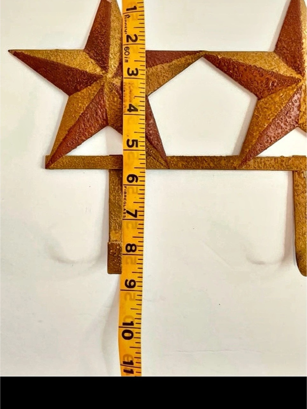 Farmhouse Rustic Star Wall Hook Rack - Picture 4 of 4